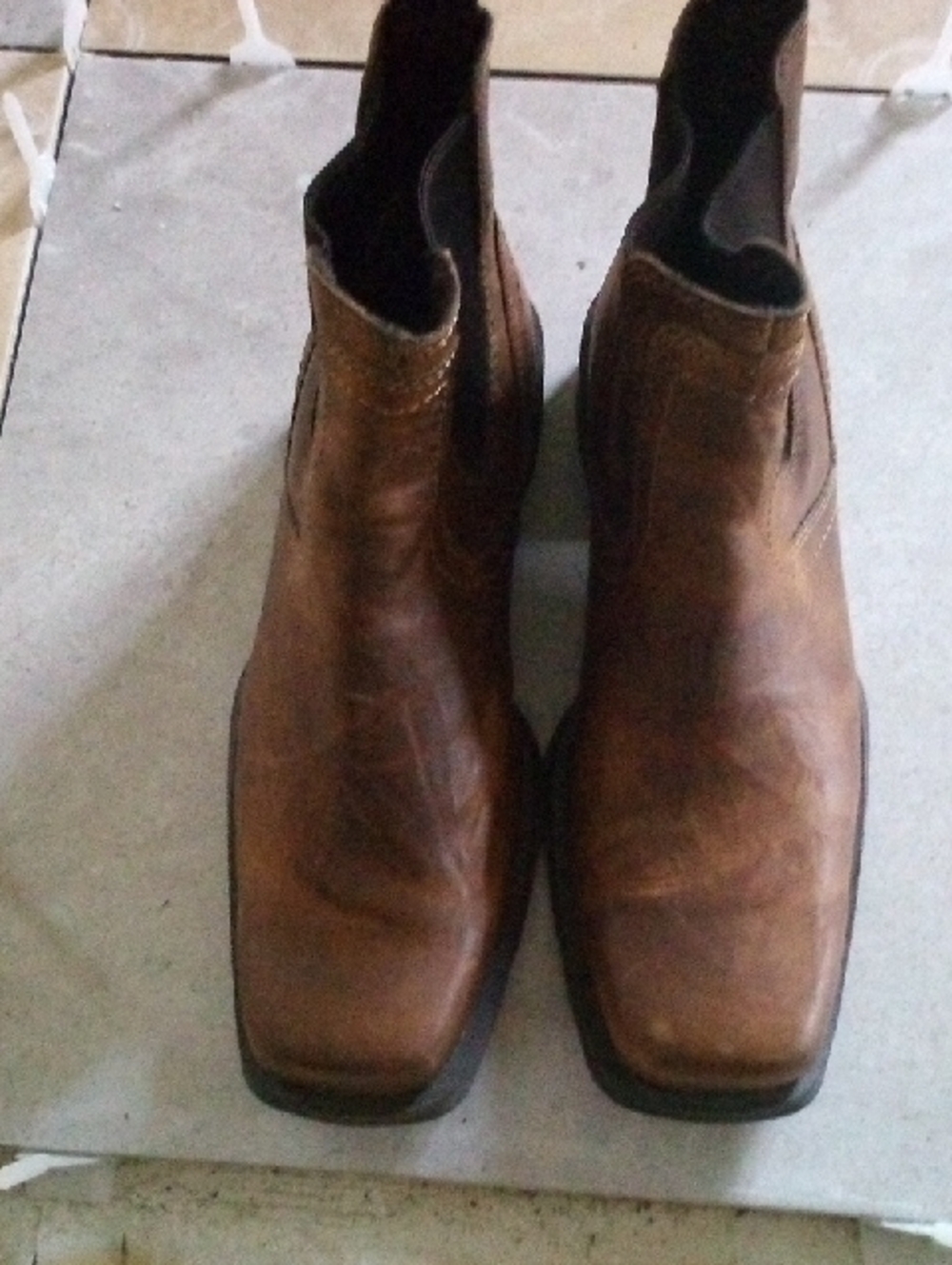 Ariat Brown Leather Chukka Boots